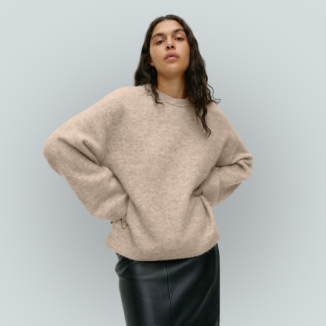 Charlotte™ | Losse-Baggy Cashmere Pullover Trui