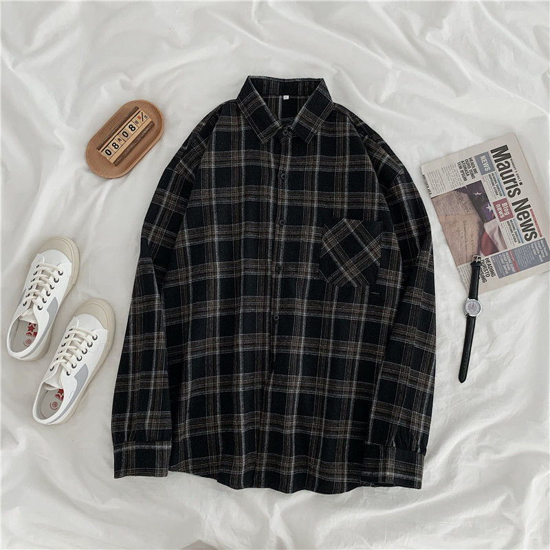 Evelyn™ | Baggy-Fit Flannel Overhemd