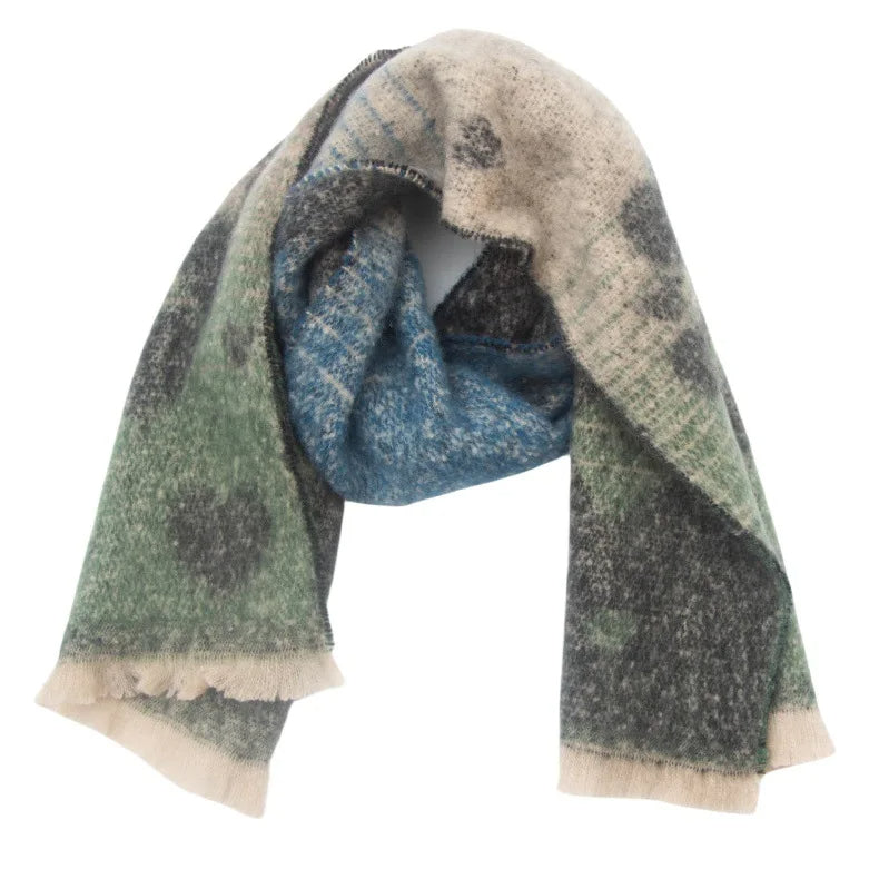 Liliana™ | Heart Jacquard Winter Scarf