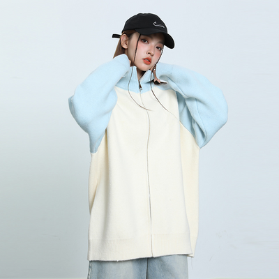 Hina™ 陽菜 | Retro Baggy Contrast Jas