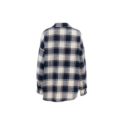 Amelia™ | Oversized Tartan Katoenen Cardigan