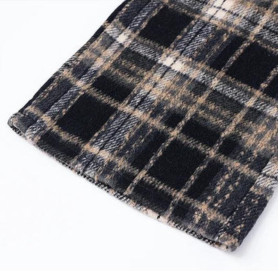 Clara™ | Lang-Baggy Retro Tartan Flannel Broek