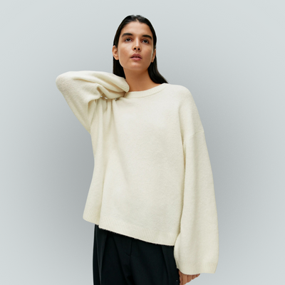 Charlotte™ | Losse-Baggy Cashmere Pullover Trui