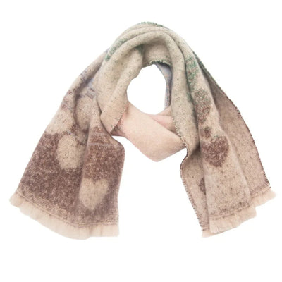 Liliana™ | Heart Jacquard Winter Scarf