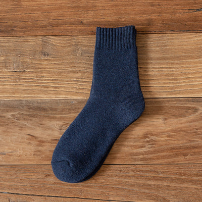 Liam™ | Men's Solid Color Wool Socks