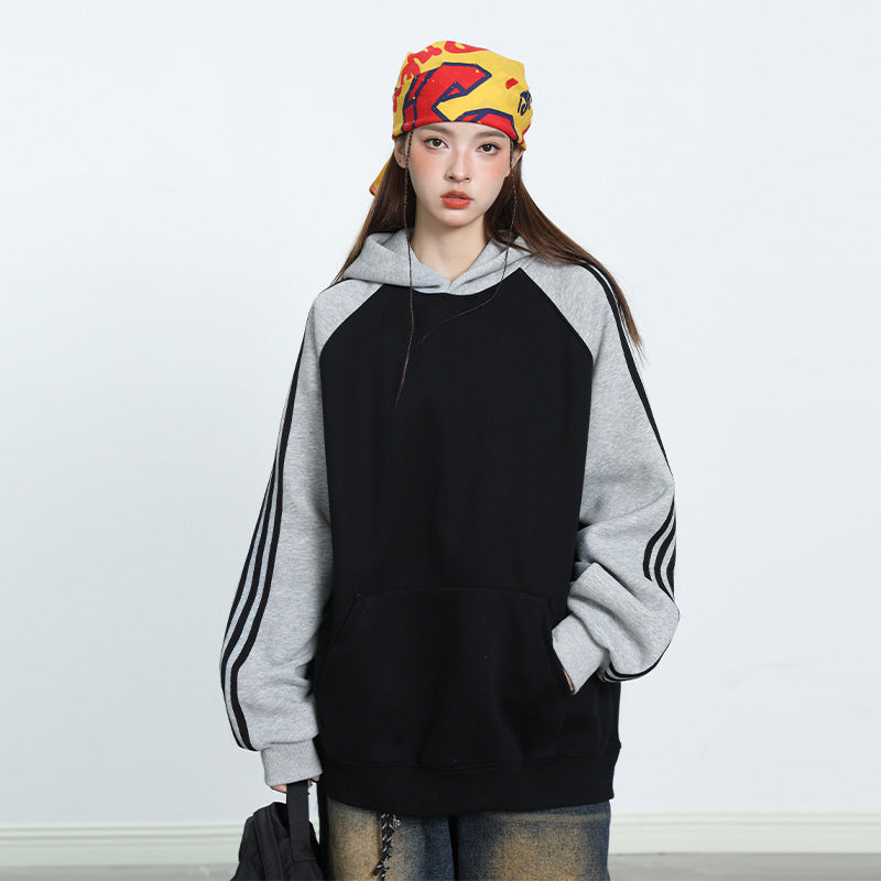 Misaki™ 美咲 | Gestreepte Oversized Hoodie