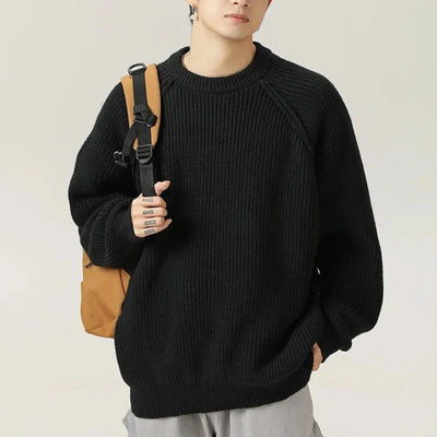 Seojoon™ 서준 | Gestructureerde Baggy hals trui